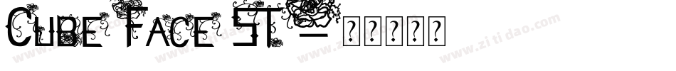 Cube Face ST字体转换